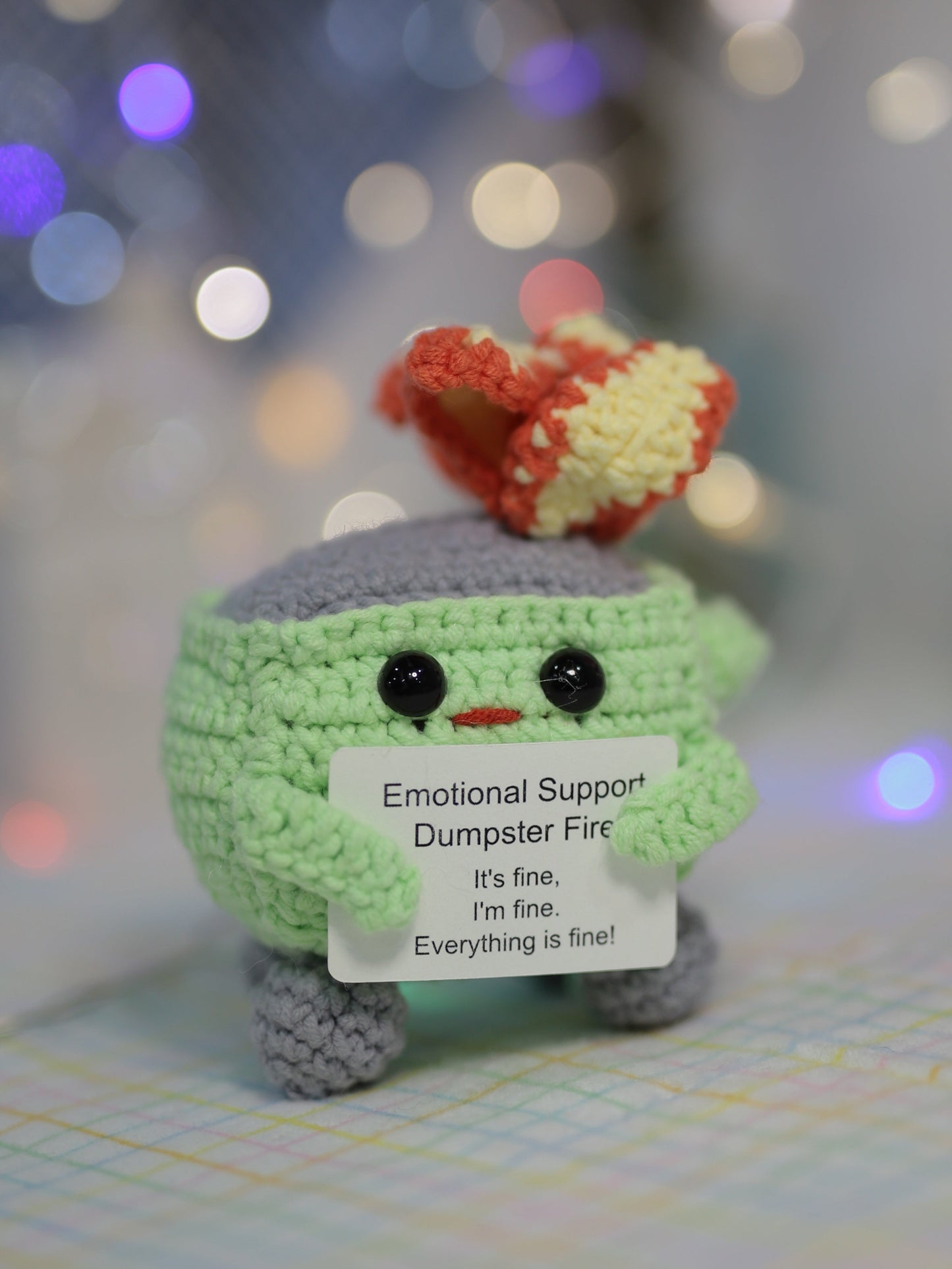 Emotional support dumpster fire