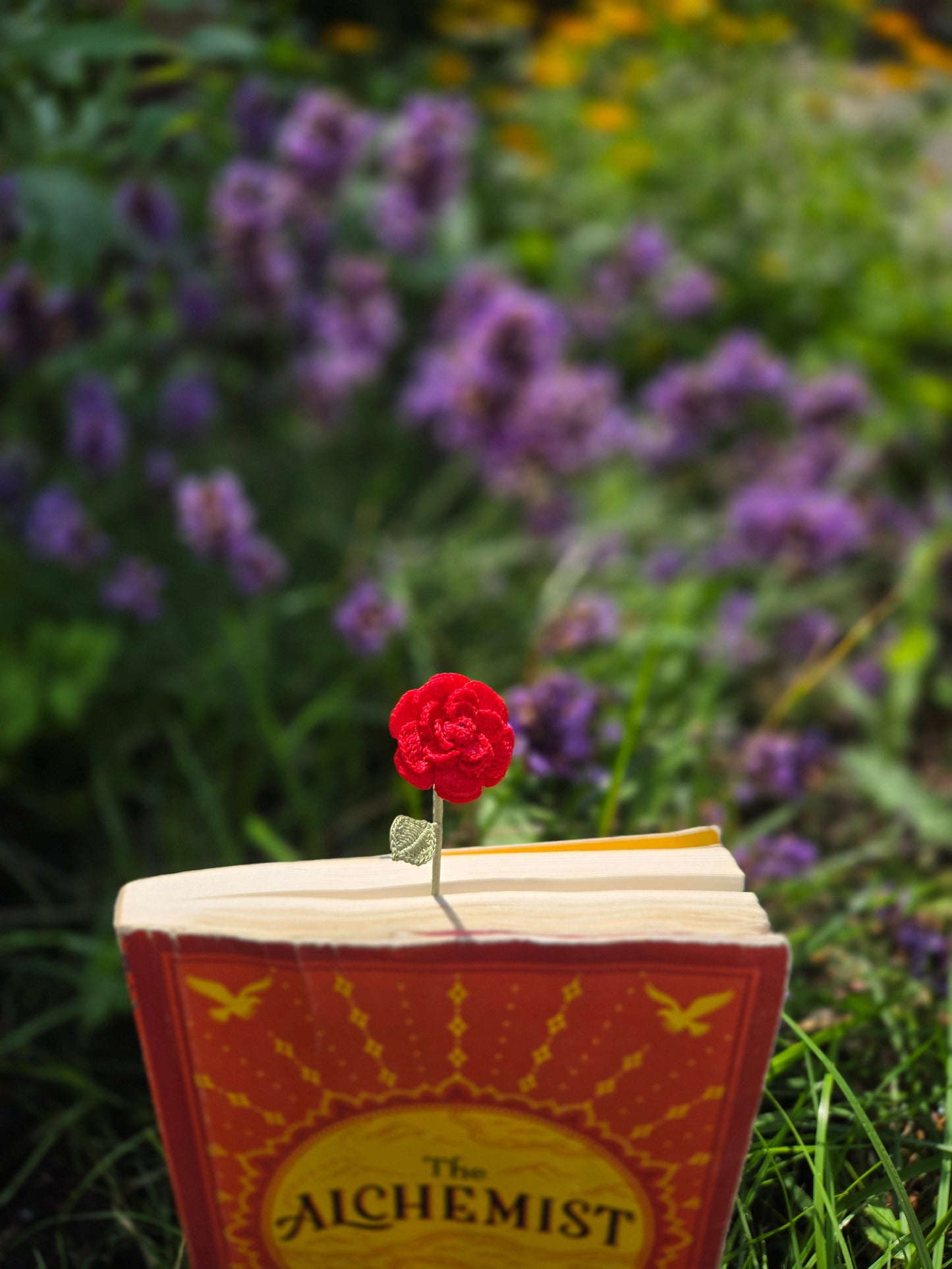 Rose bookmark
