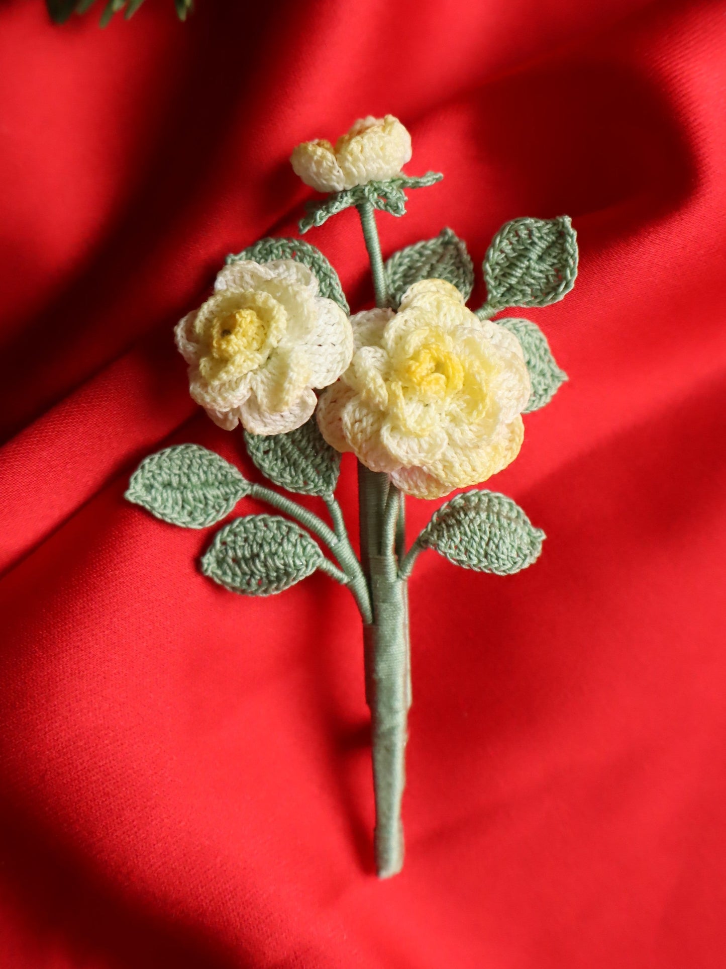 Rose Flower Brooch