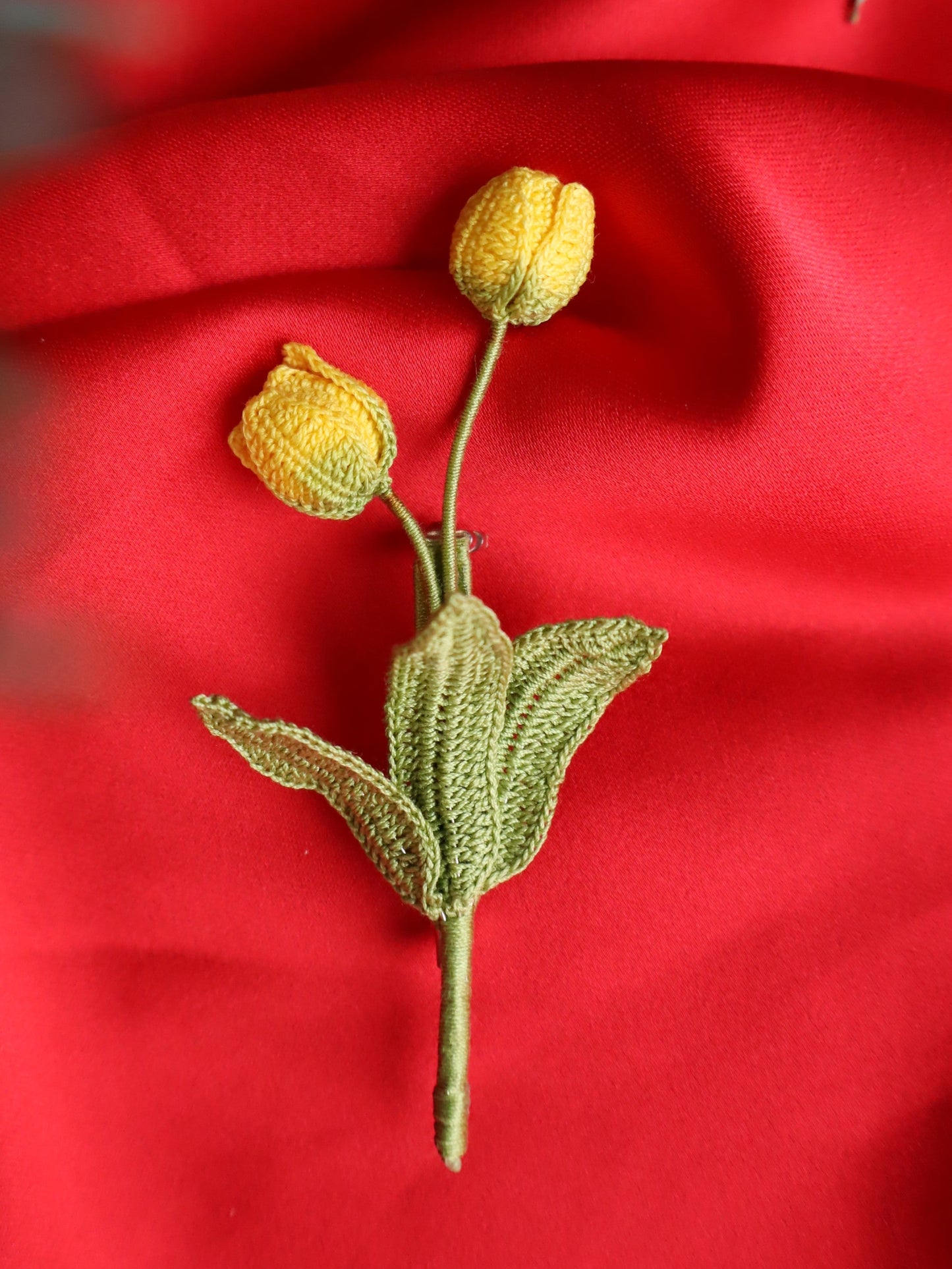 Tulip Flower Brooch