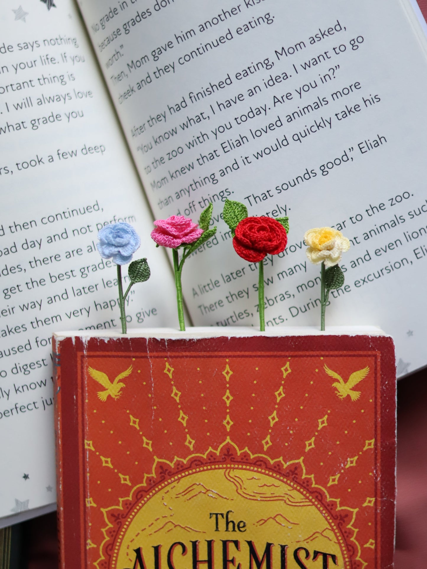 Rose bookmark